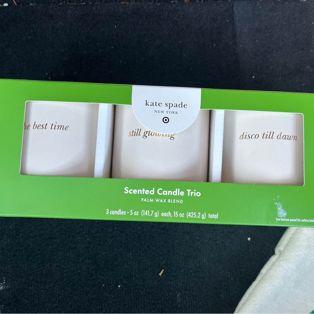 Kate Spade Scented Candle Trio